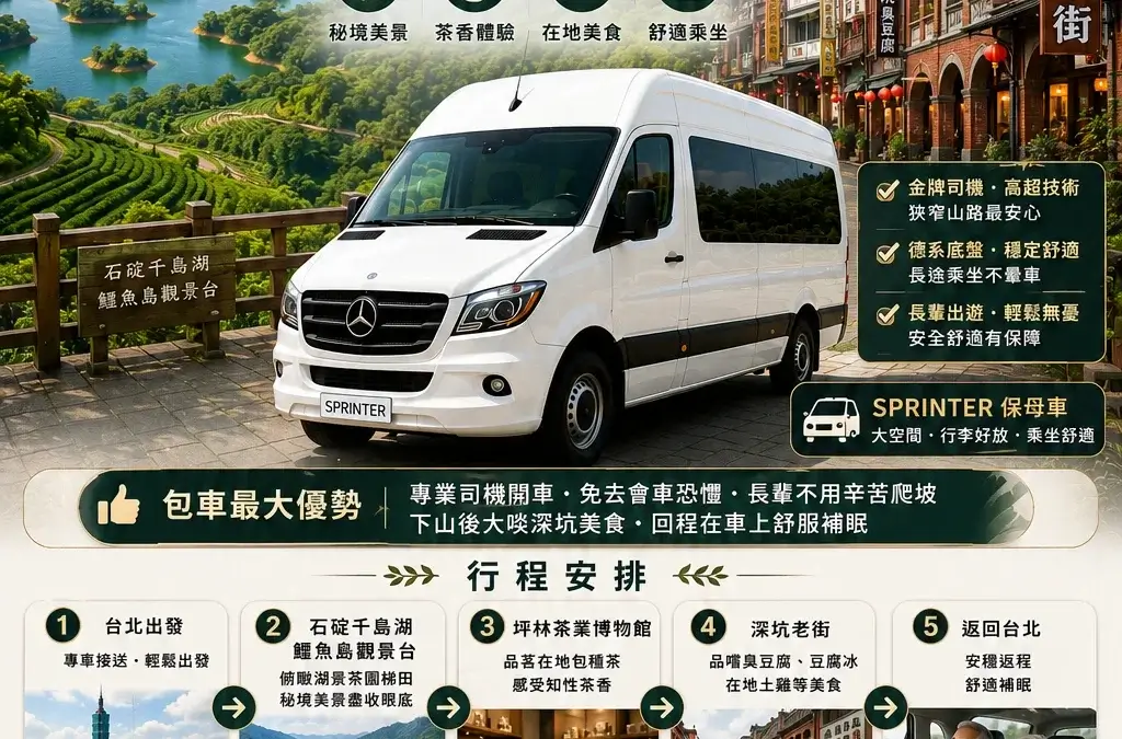 台北包車旅遊_石碇千島湖與深坑老街秘境之旅