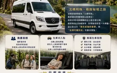 【宜蘭包車旅遊】孝親絕景首選：明池棲蘭神木與清水地熱，賓士保母車防暈一日遊