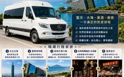【宜蘭旅遊包車】尊榮微醺之旅：噶瑪蘭酒廠與蔚藍海岸，頂級保母車奢華一日遊