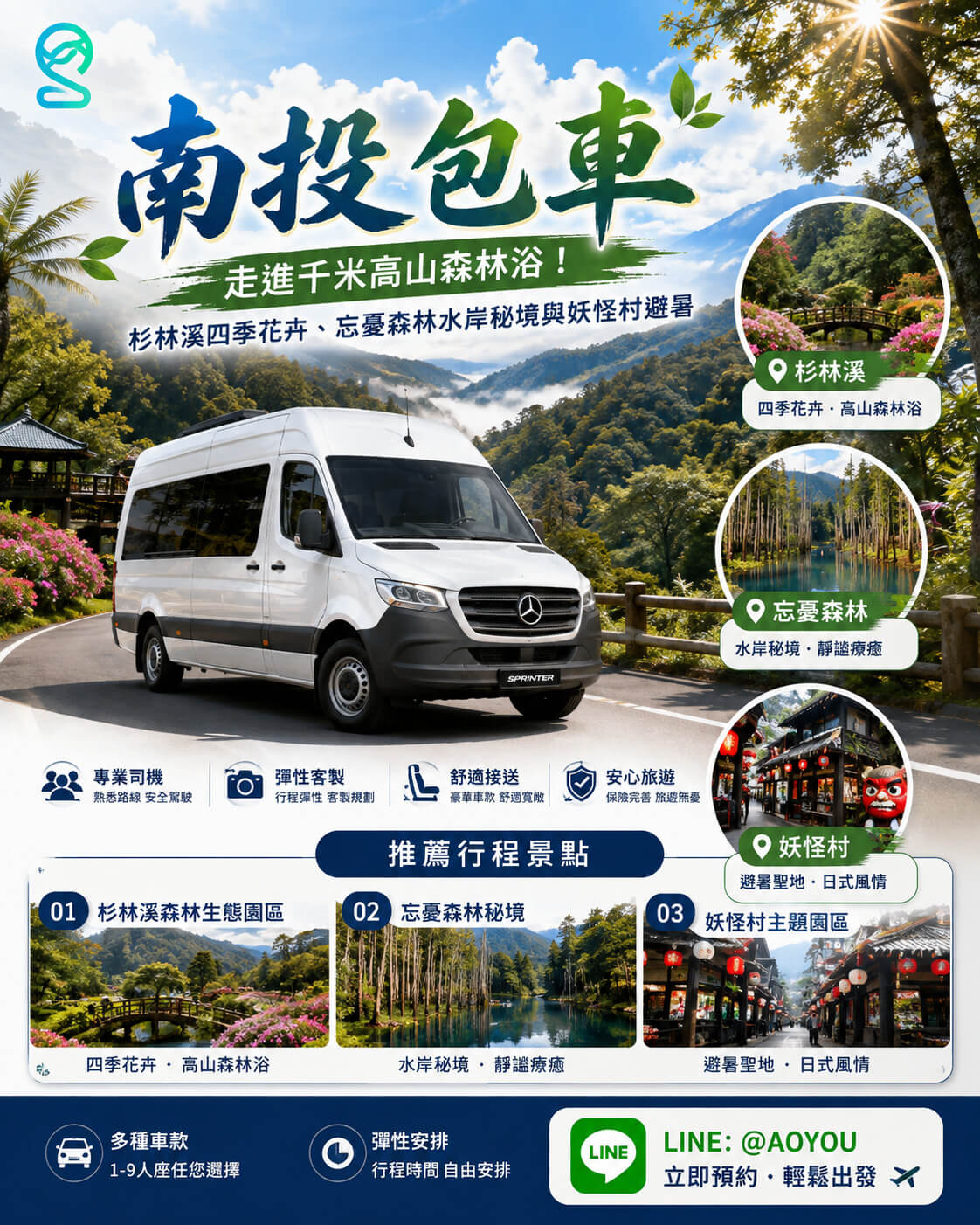 南投包車 杉林溪