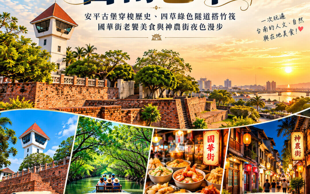 台南包車一日遊推薦｜安平古堡穿梭歷史